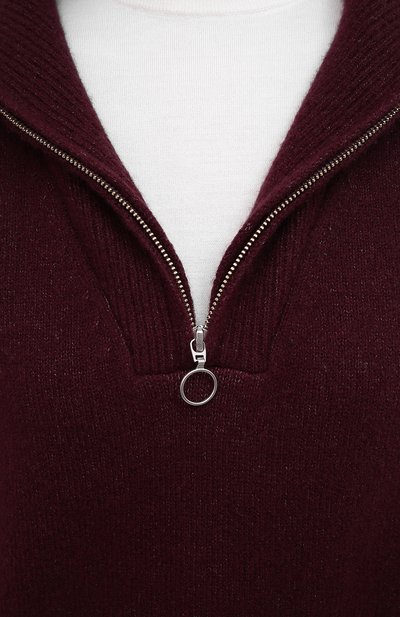 Свитер ISABEL MARANT ETOILE бордового цвета по цене 53950 руб., арт. PU0766-20A081E/FANCY, фото 5 Свитер ISABEL MARANT ETOILE, арт. PU0766-20A081E/FANCY, фото 5