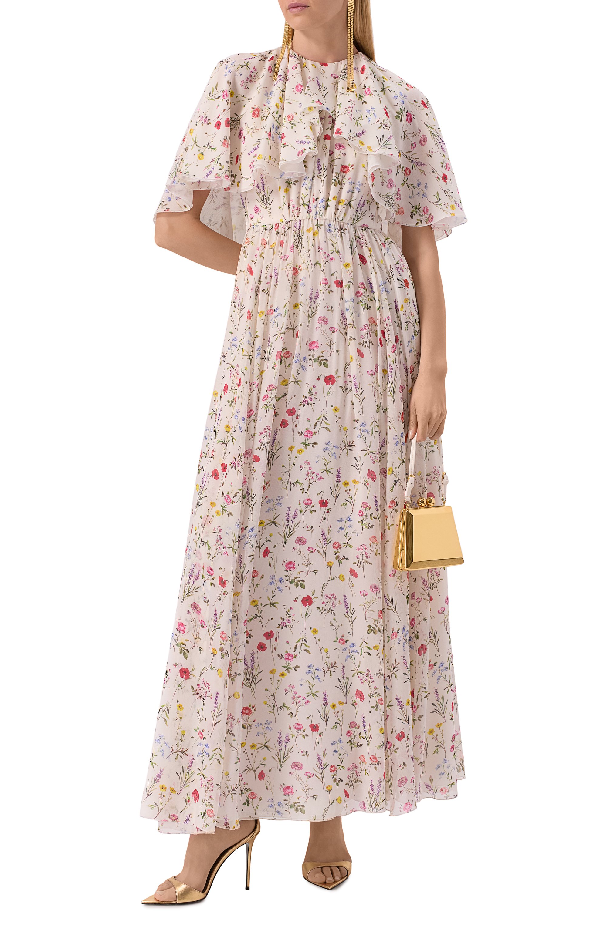 Шелковое платье GIAMBATTISTA VALLI, арт. 25SSPVCL5153-39PRI, фото 2