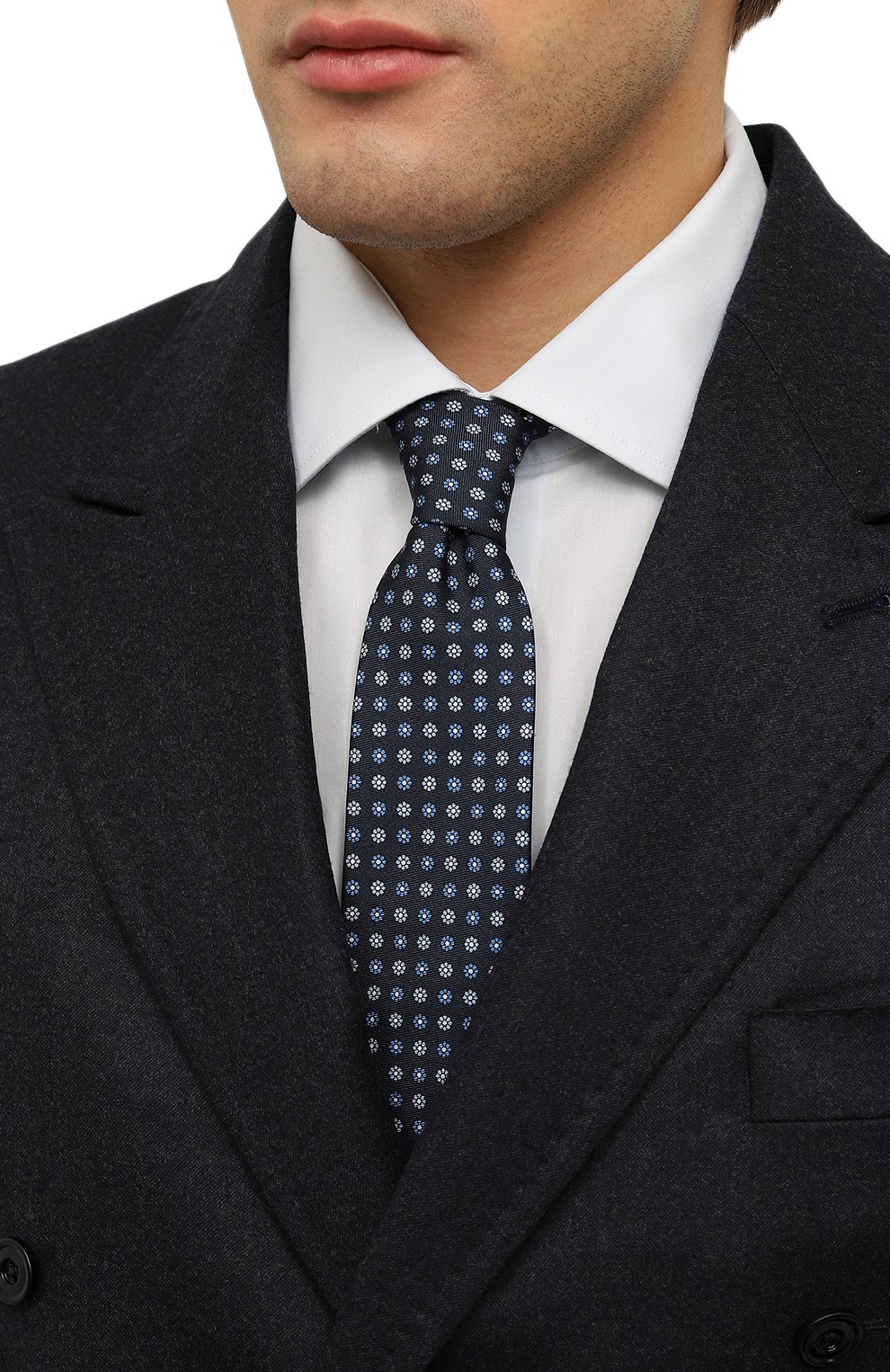 Шелковый галстук CANALI, арт. 18/HS04014, фото 2