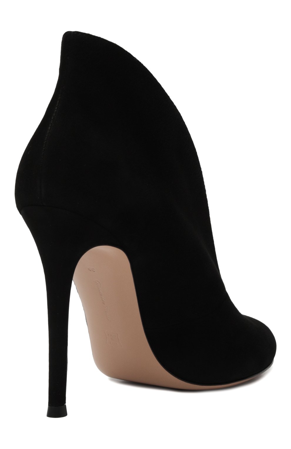 Замшевые ботильоны vamp GIANVITO ROSSI, арт. G29450.15RIC.CASNER0, фото 5