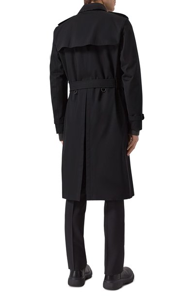 Хлопковый тренч BURBERRY, арт. 8079384, фото 4