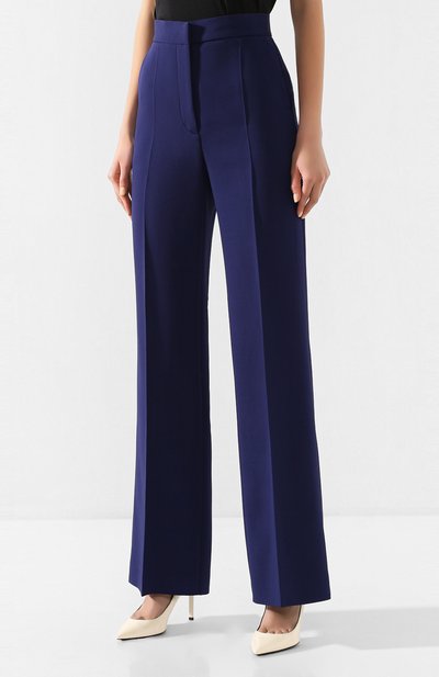 Брюки из вискозы PHILOSOPHY DI LORENZO SERAFINI темно-синего цвета по цене 41250 руб., арт. V0329/722, фото 3 Брюки из вискозы PHILOSOPHY DI LORENZO SERAFINI, арт. V0329/722, фото 3