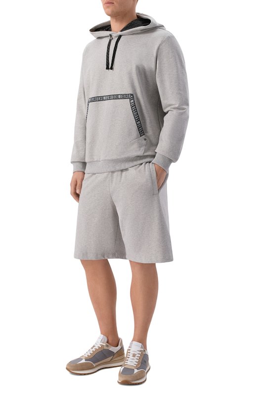 Хлопковый спортивный костюм Dirk Bikkembergs BMF1722 Серый BMF1722