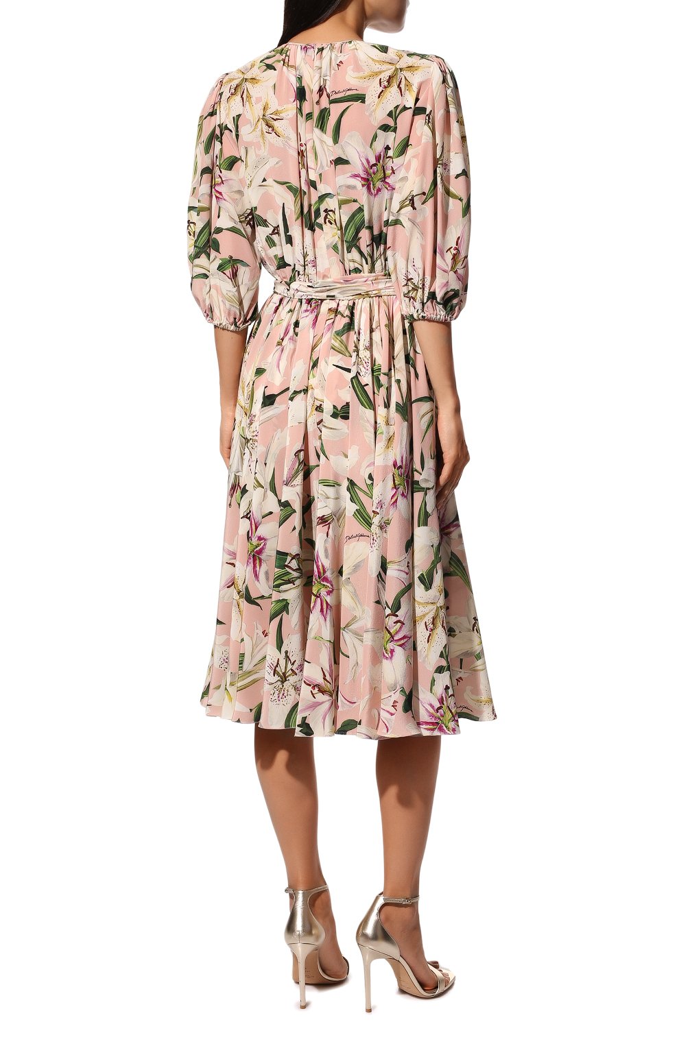 Шелковое платье DOLCE & GABBANA, арт. F6F3KT/HS15F, фото 4