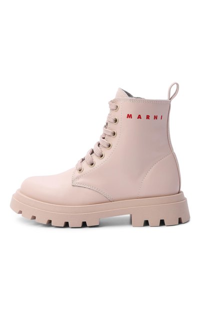 Утепленные ботинки MARNI светло-розового цвета по цене 34950 руб., арт. 83841/VAR2, фото 2 Утепленные ботинки MARNI, арт. 83841/VAR2, фото 2