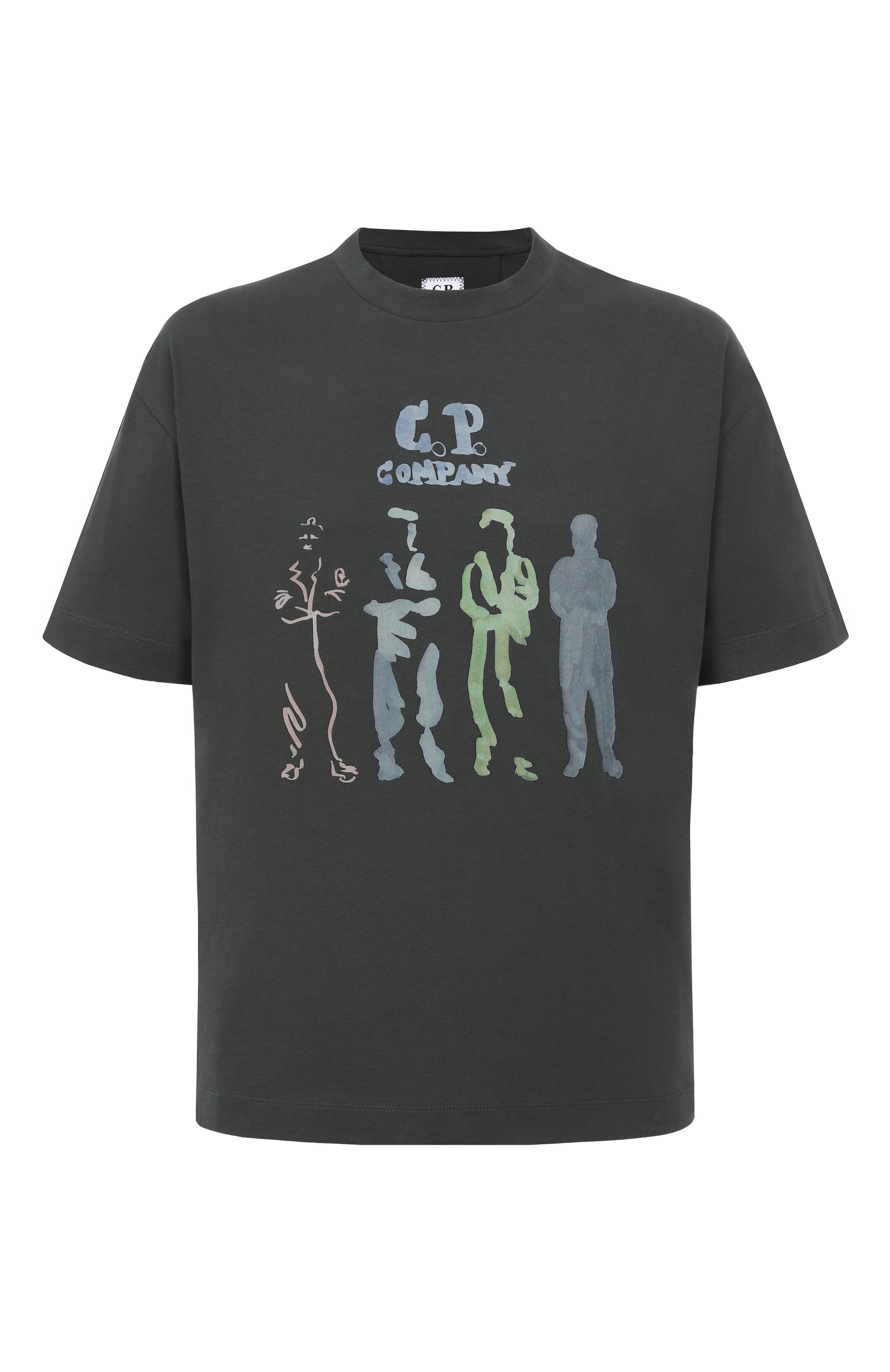 Хлопковая футболка C.P. COMPANY, арт. 19CMTS105A005100W, фото 1