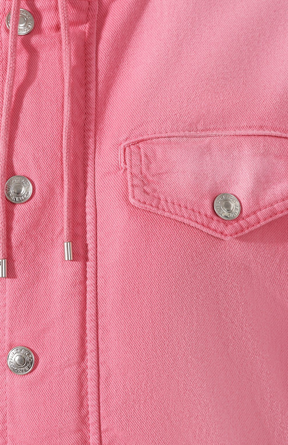 Джинсовая куртка KENZO розового цвета по цене 65150 руб., арт. FA52BL2346EP, фото 5 Джинсовая куртка KENZO, арт. FA52BL2346EP, фото 5