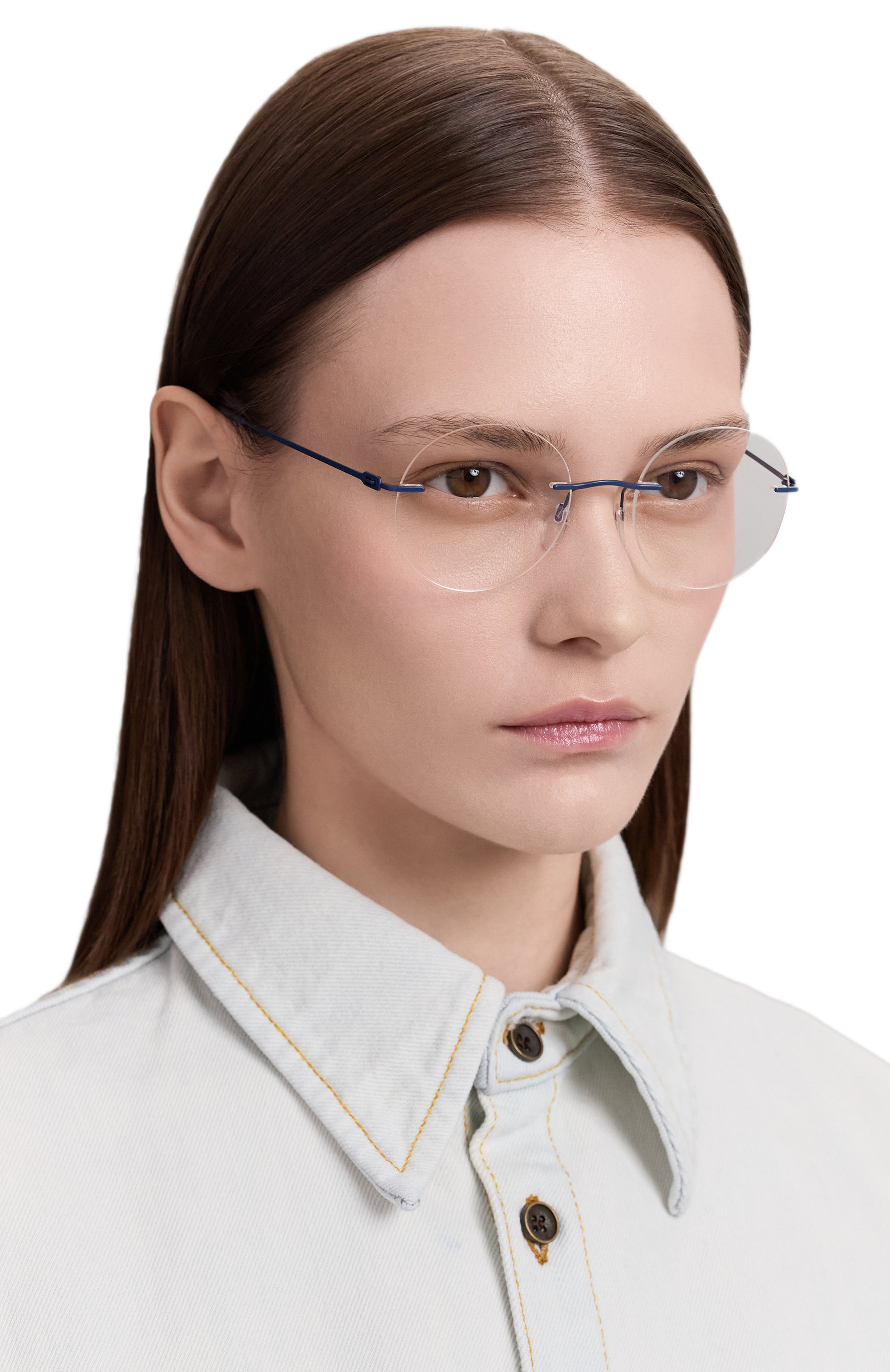 Оправа SILHOUETTE синего цвета по цене 32500 руб., арт. 5593/4540, фото 3 Оправа SILHOUETTE, арт. 5593/4540, фото 3