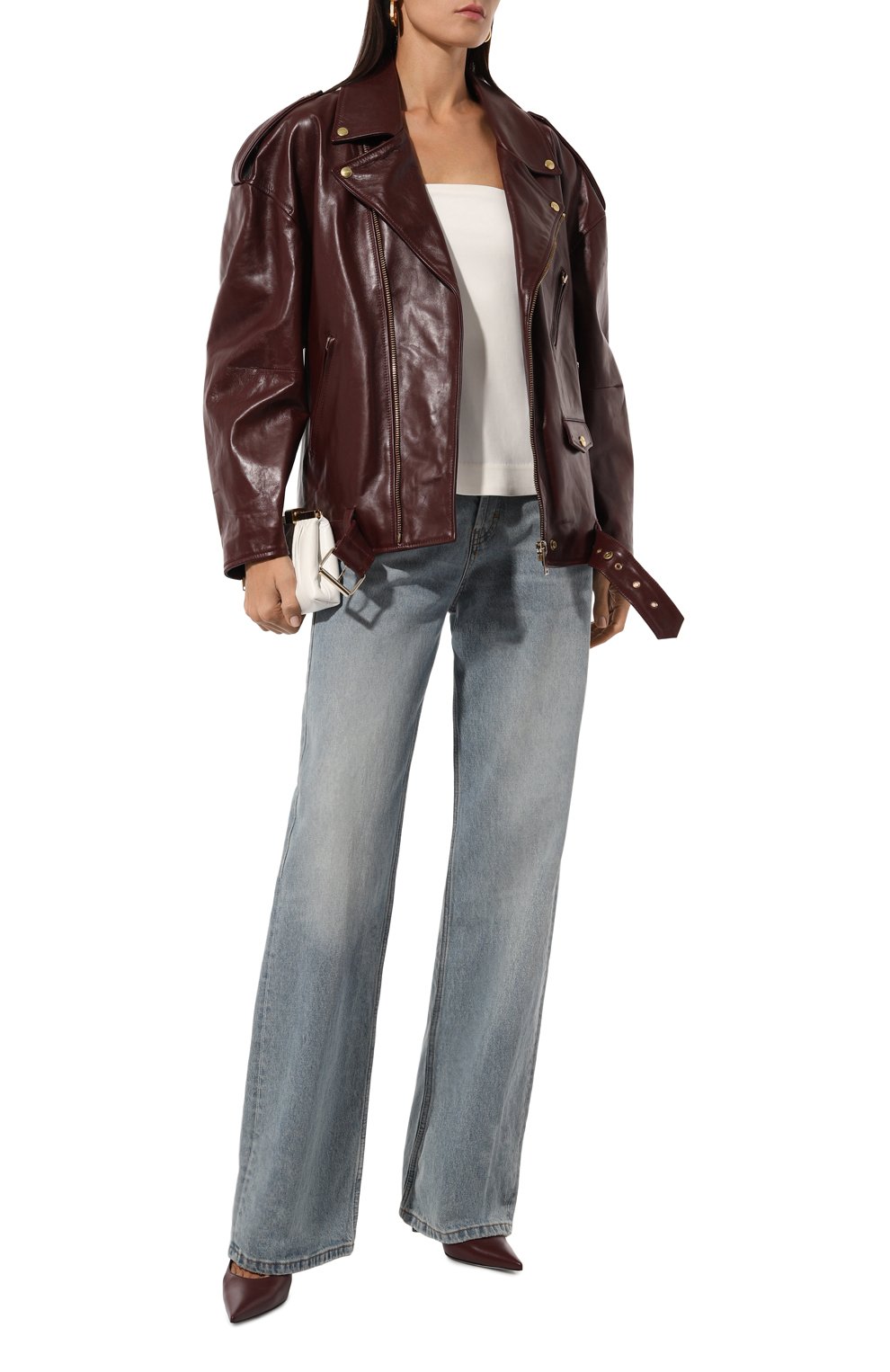 Кожаная куртка HALFBOY, арт. HFW241WLBK079, фото 2