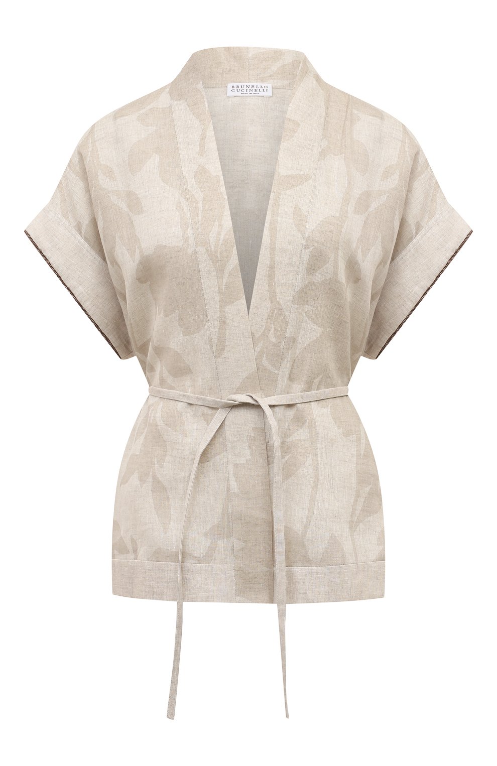 Льняной жакет-кимоно BRUNELLO CUCINELLI, арт. MB650B1344, фото 1