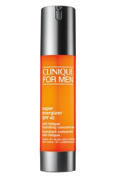 Мужское увлажняющее средство для лица super energizer spf 40 (48ml) CLINIQUE бесцветного цвета, арт. K6AJ-01 | Фото 1 (Материал внутренний: Не назначено; Региональные ограничения белый список (Axapta Mercury): Не проставлено; Нос: Не проставлено; Назначение: Для лица; Статус проверки: Проверена категория; Тип продукта: Концентраты)