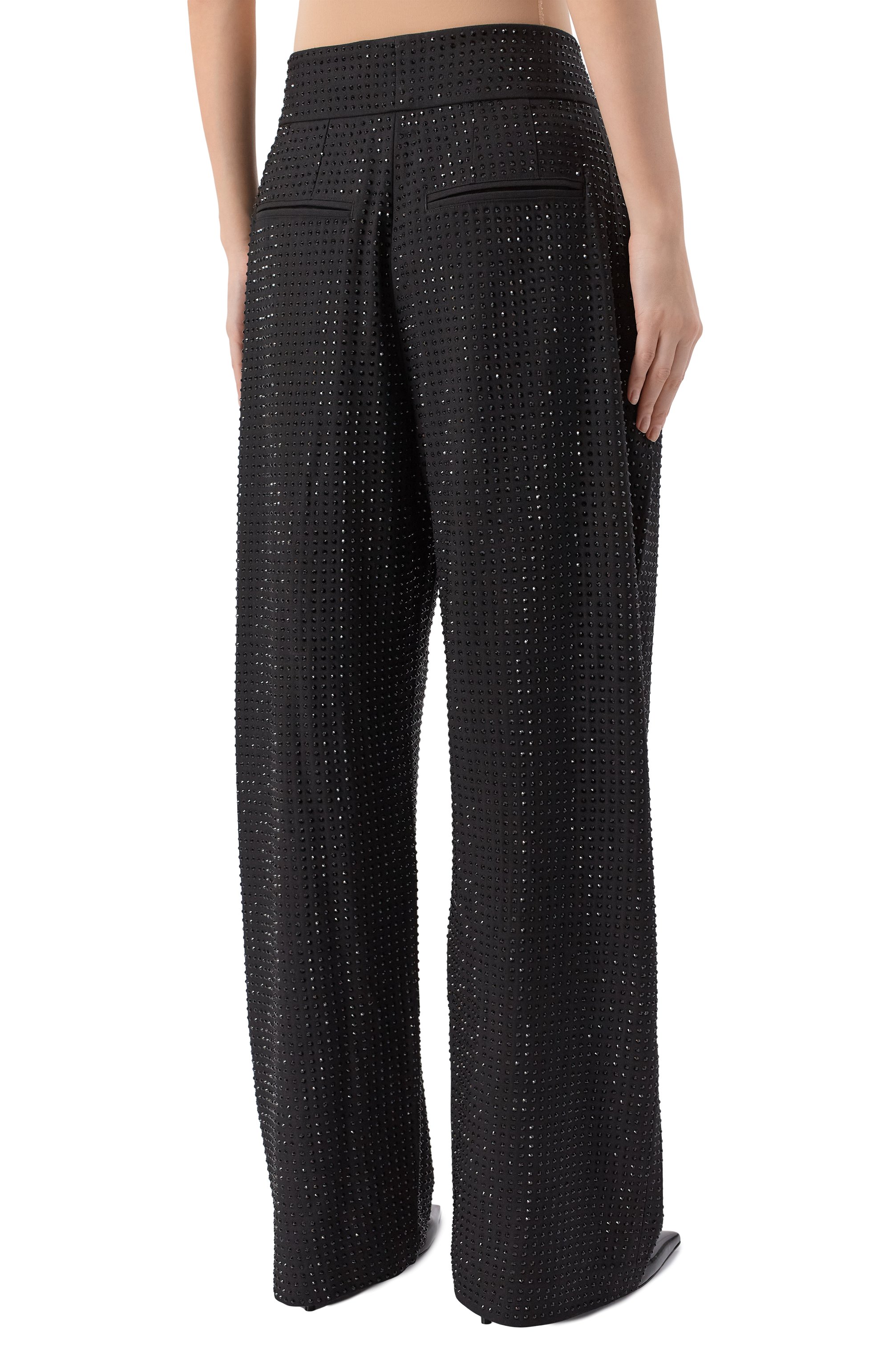 Брюки с отделкой стразами PINKO, арт. 103549/A287, фото 4