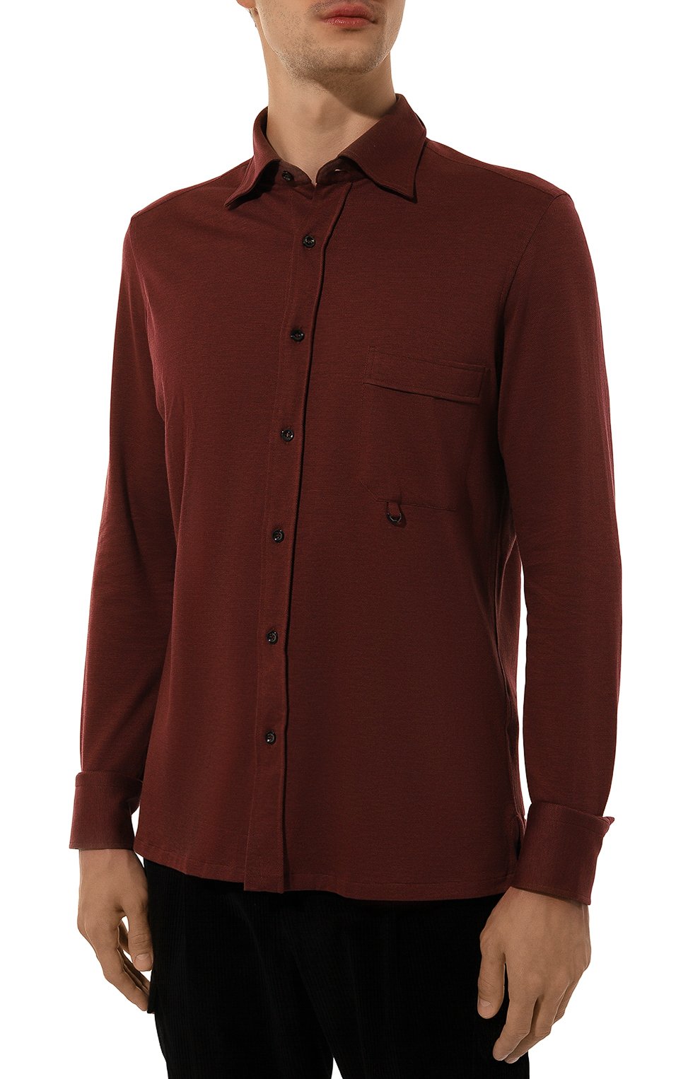 Рубашка из х�лопка и кашемира STEFANO RICCI, арт. CJ007510/TE2603, фото 3