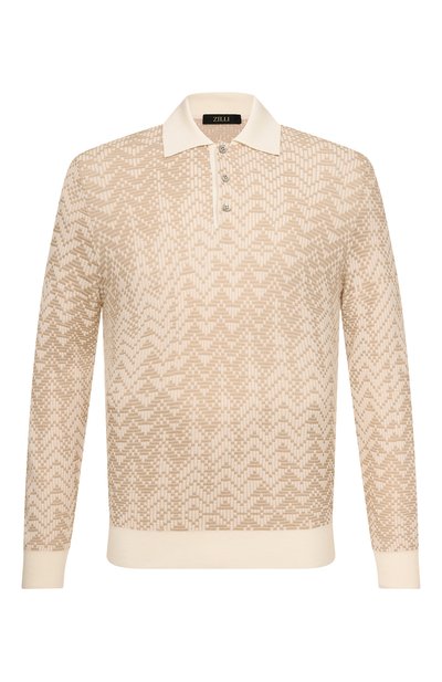 Мужская поло из шерсти и шелка ZILLI, арт. KBP001M0230VRAWA0