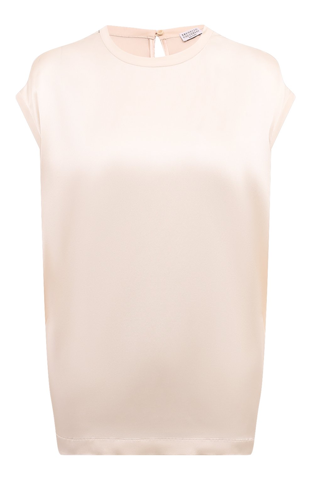 Атласный топ BRUNELLO CUCINELLI, арт. MPC59EH500, фото 1