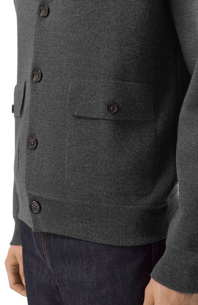 Шерстяной кардиган CORNELIANI, арт. 28M589/2A25171, фото 5