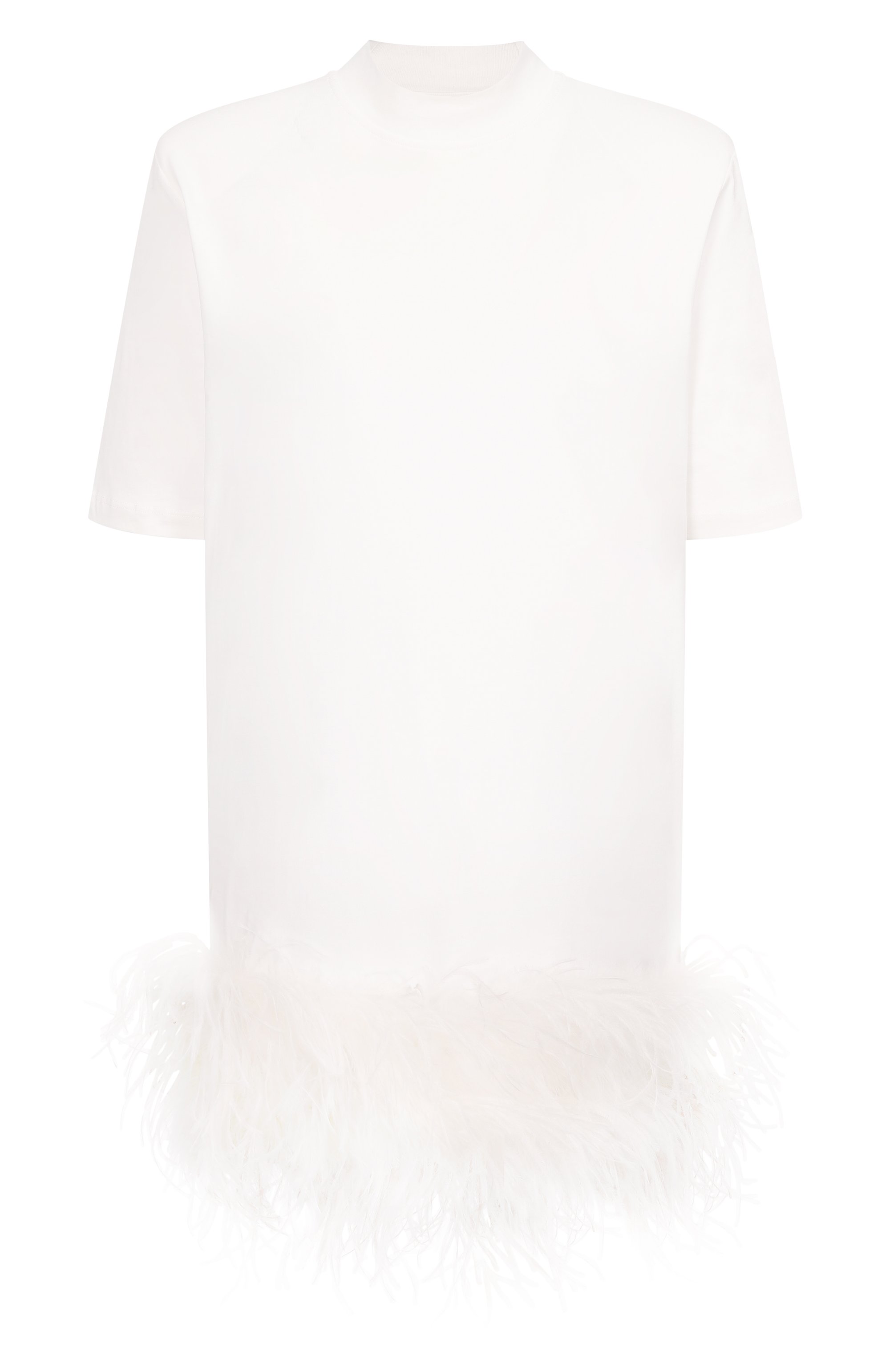 Платье с отделкой перьями THE ATTICO, арт. 260WCA00469/JJJ025MU, фото 1