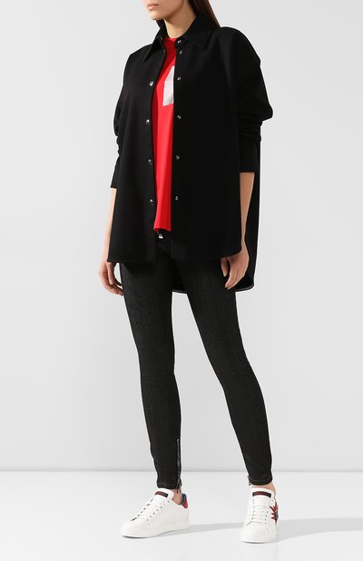 Кожаные кеды portofino DOLCE & GABBANA, арт. CK0150/AH008, фото 2