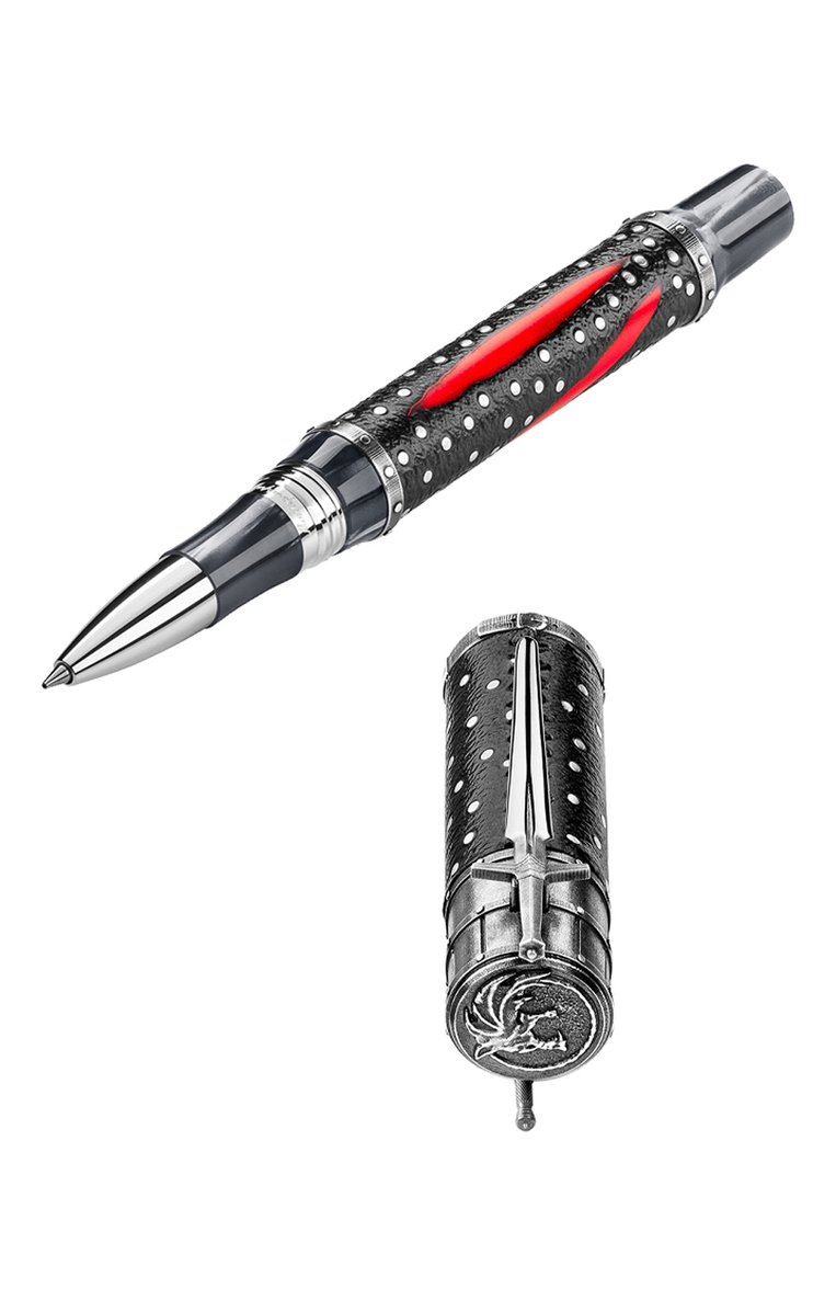 Мужского ручка-роллер MONTEGRAPPA бесцветного цвета, арт. ISWINRSE | Фото 4 (Региональные ограничения белый список (Axapta Mercury): Не проставлено; Нос: Не проставлено; Материал сплава: Сталь, Серебро)