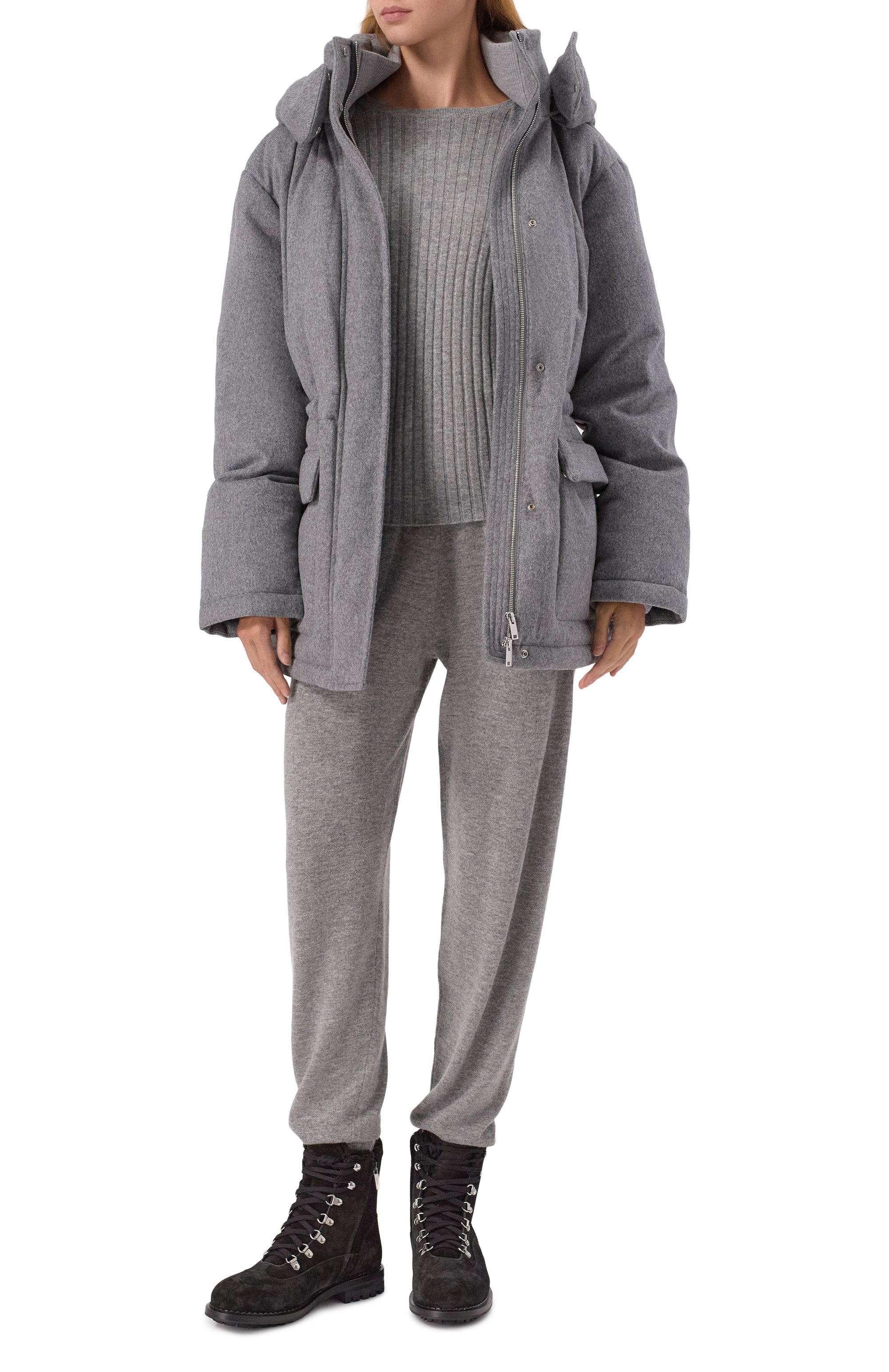 Шерстяной пуховик 12 STOREEZ, арт. 133410, фото 2