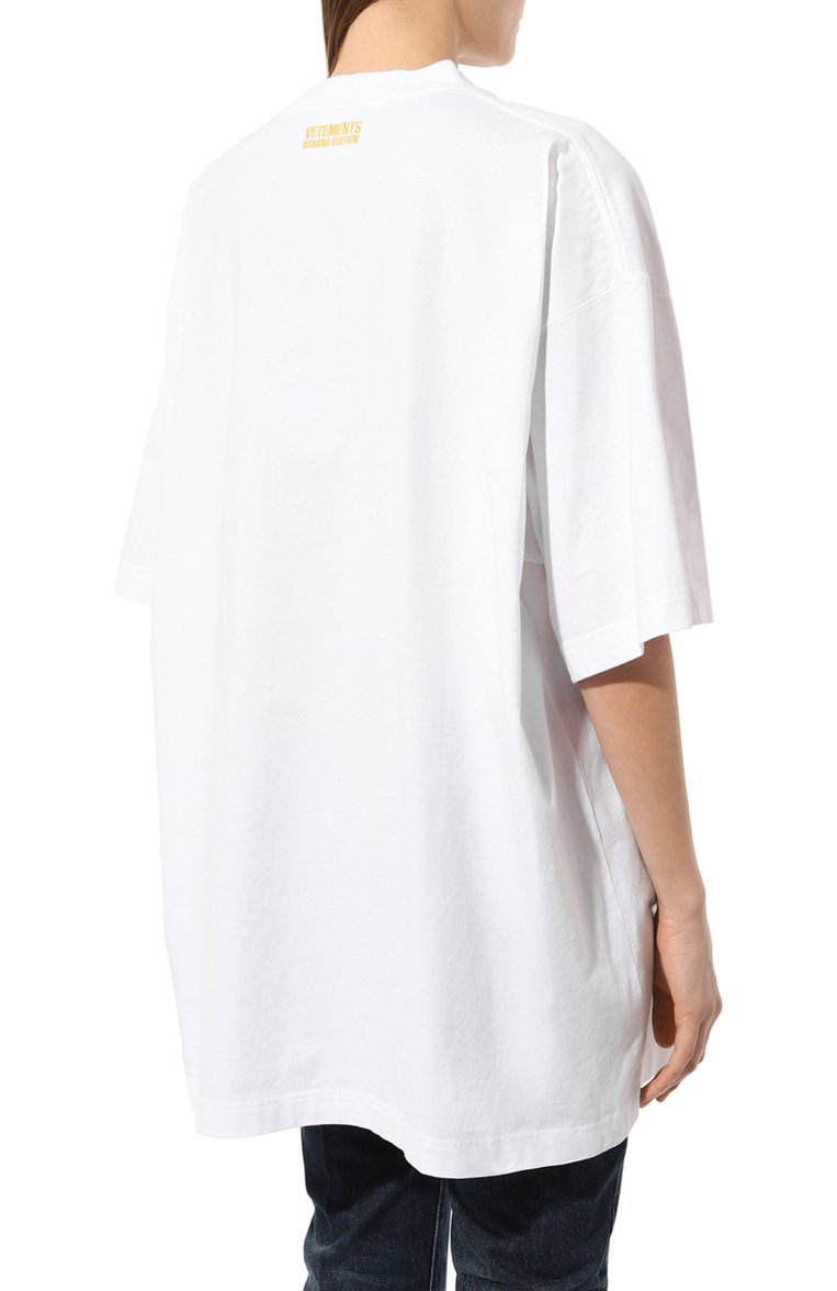 Хлопковая футболка VETEMENTS, арт. UE64TR380W, фото 4