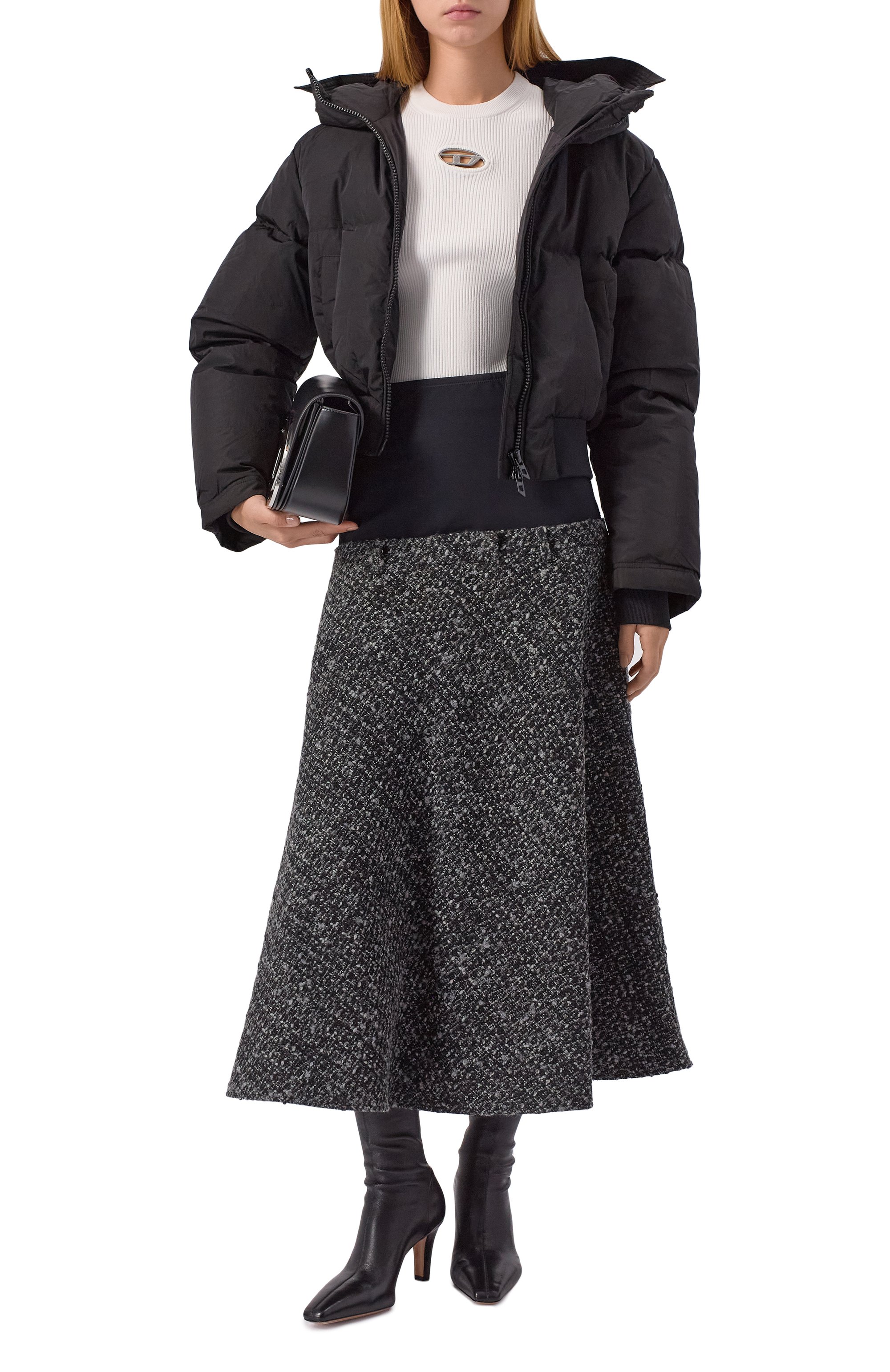 Твидовая юбка DIESEL, арт. A20621/0EPCS, фото 2