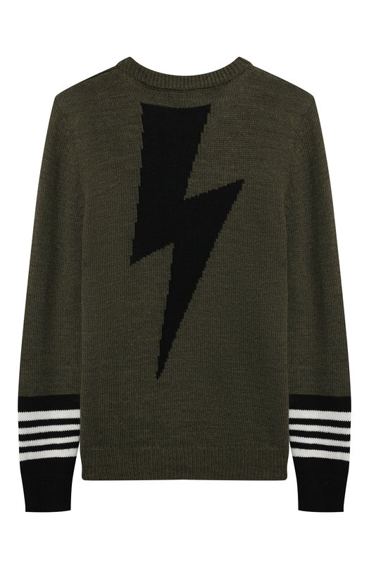 Пуловер Neil Barrett Kids Хаки, фото 2