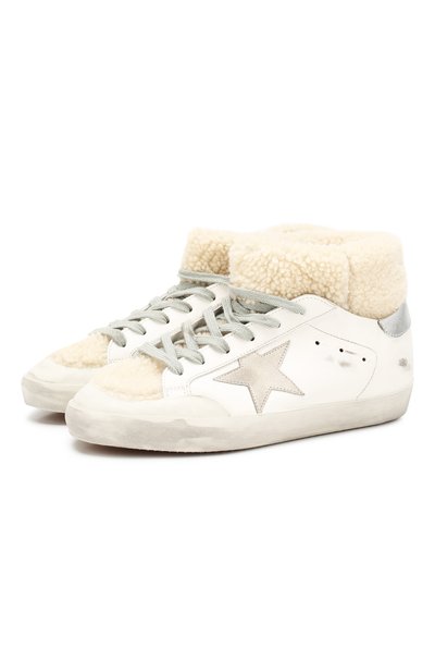 Кожаные кеды superstar GOLDEN GOOSE DELUXE BRAND, арт. G35WS590.S17, фото 1