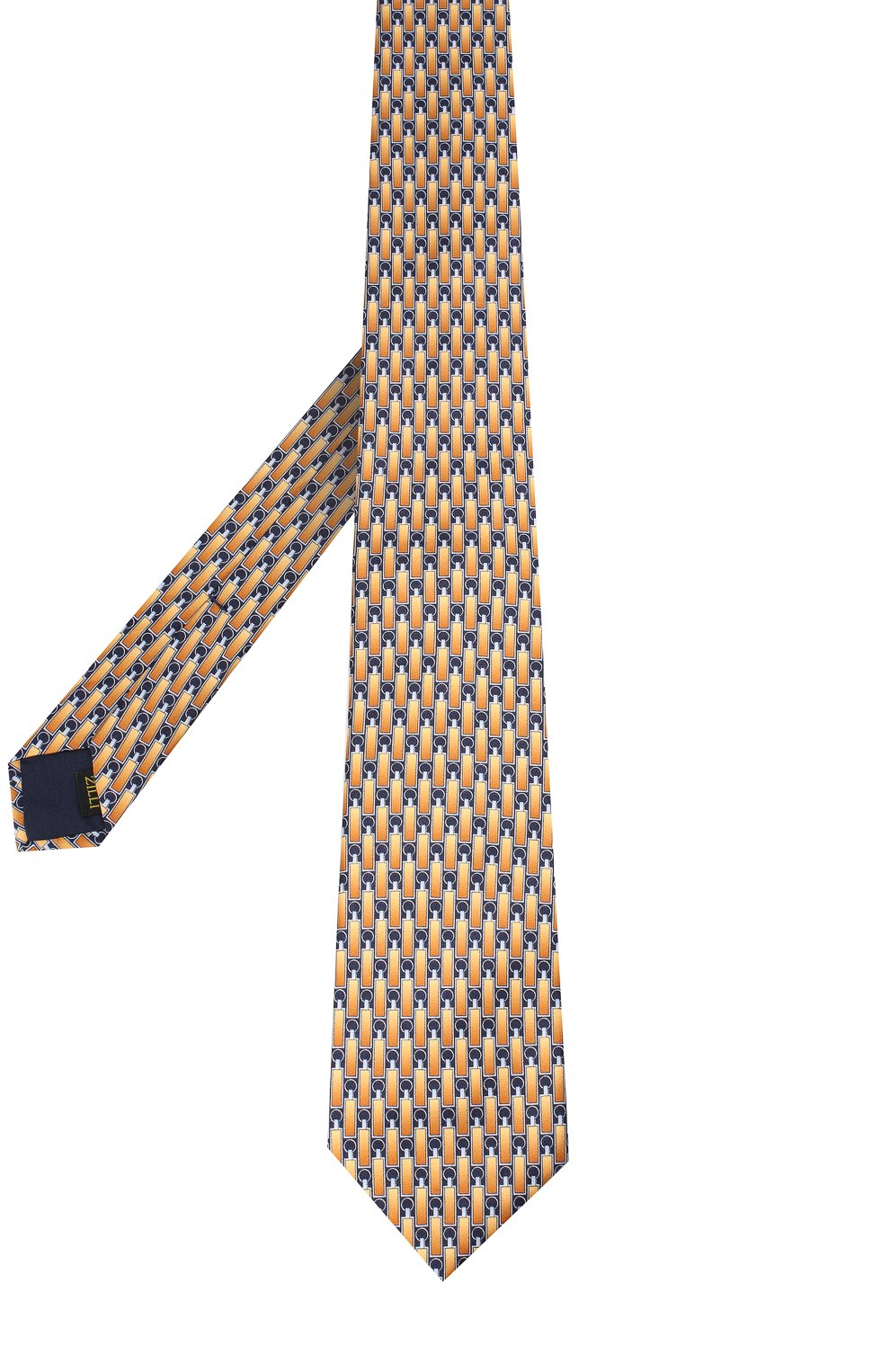 Шелковый галстук с узором ZILLI, арт. 50010/TIE, фото 2