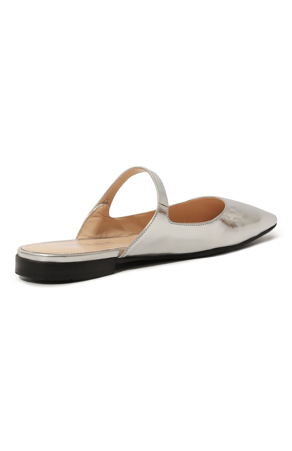 Кожаные сабо PRADA, арт. 1F534L-3AU1-F0118-015, фото 5