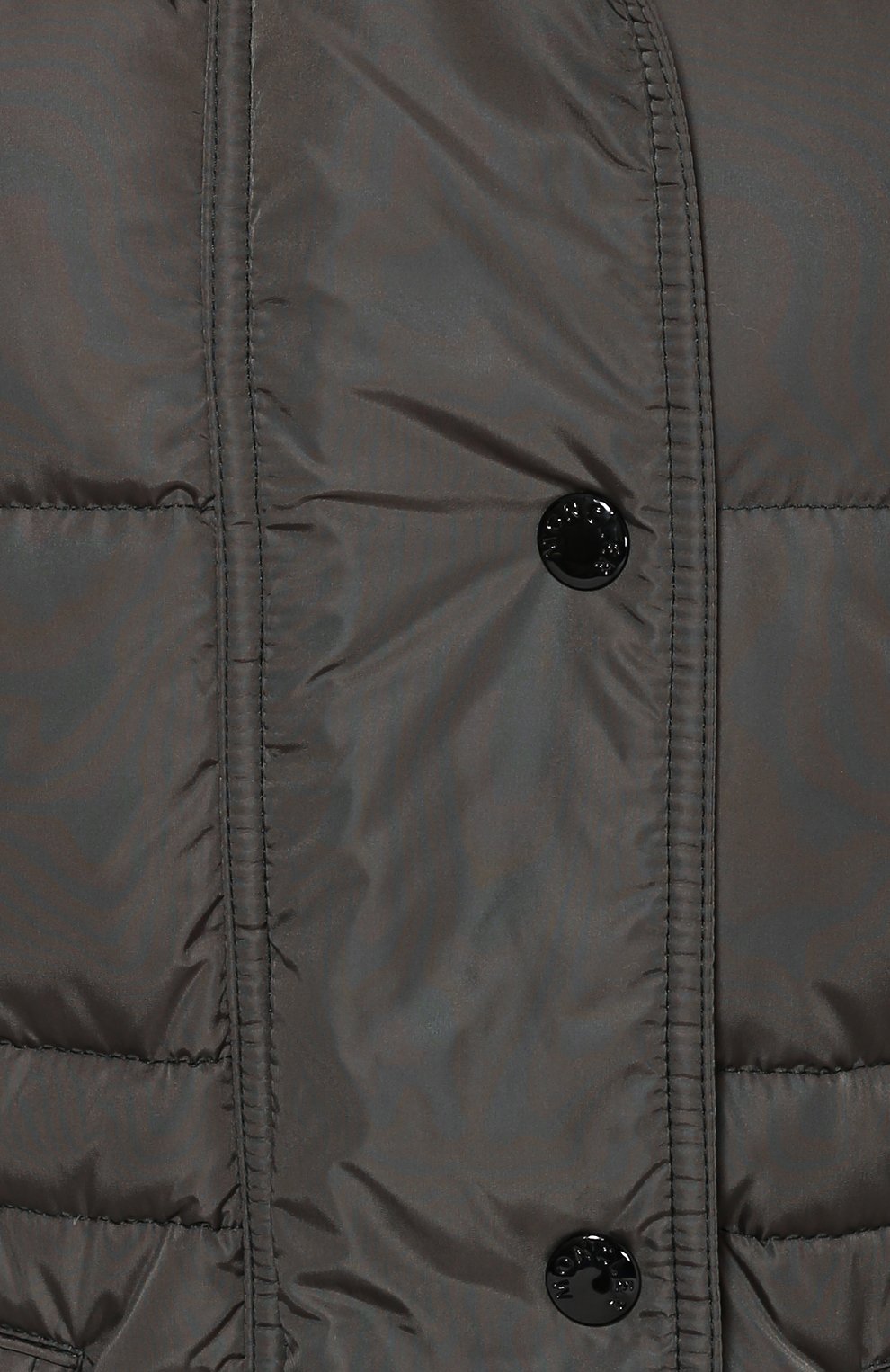 Приталенный стеганый пуховик с меховой отделкой MONCLER, арт. B2-093-49821-25-68065, фото 5