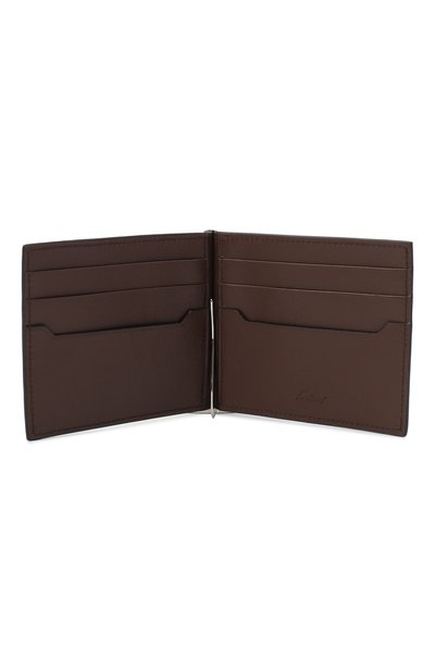 Кожаный зажим для купюр BRIONI темно-синего цвета по цене 45800 руб., арт. 0HSW0L/P9721, фото 3 Кожаный зажим для купюр BRIONI, арт. 0HSW0L/P9721, фото 3