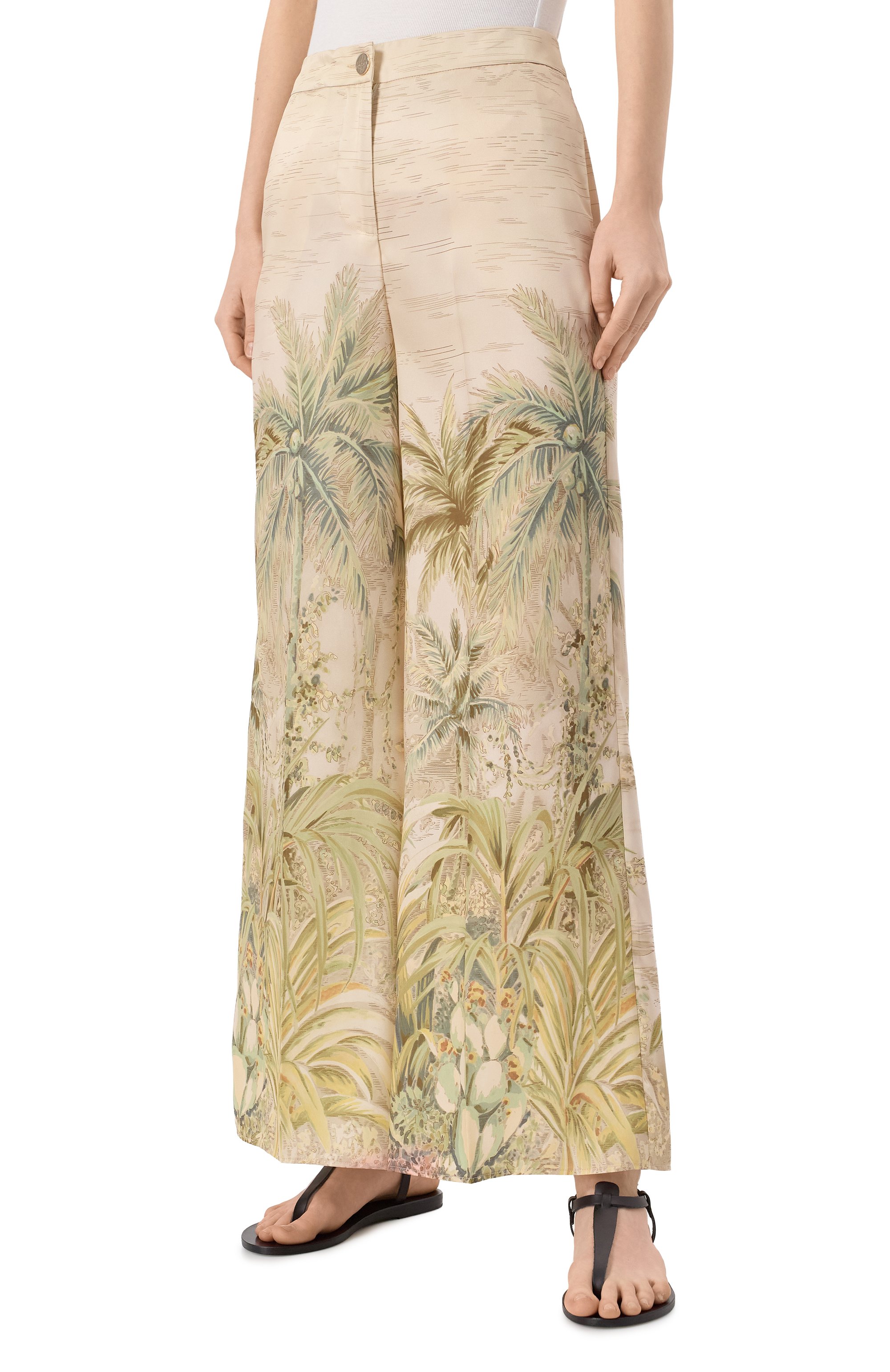 Брюки LIU JO кремового цвета по цене 31590 руб., арт. CA5353TS531, фото 3 Брюки LIU JO, арт. CA5353TS531, фото 3