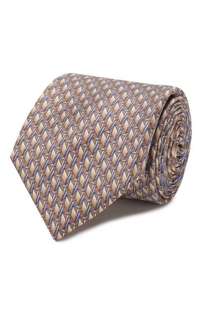Мужской шелковый галстук ZILLI, арт. 50224/TIES