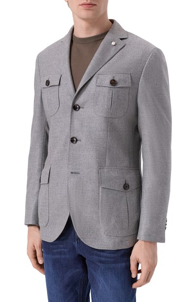 Куртка из шерсти и кашемира L.B.M. 1911, арт. 2564/52521, фото 3