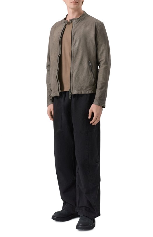 Кожаная куртка Giorgio Brato GU26S8299NAPSTM Серый  GU26S8299NAPSTM Фото 2