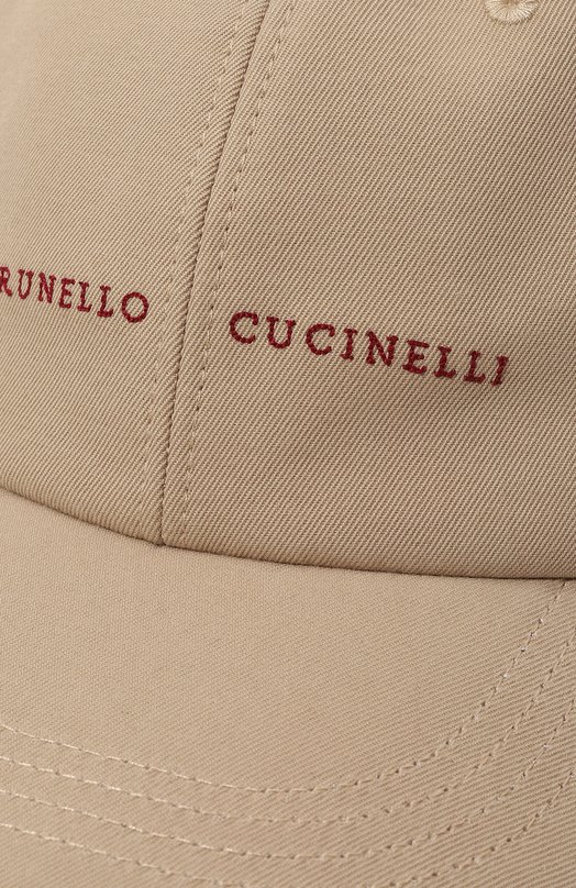 фото Хлопковая бейсболка brunello cucinelli