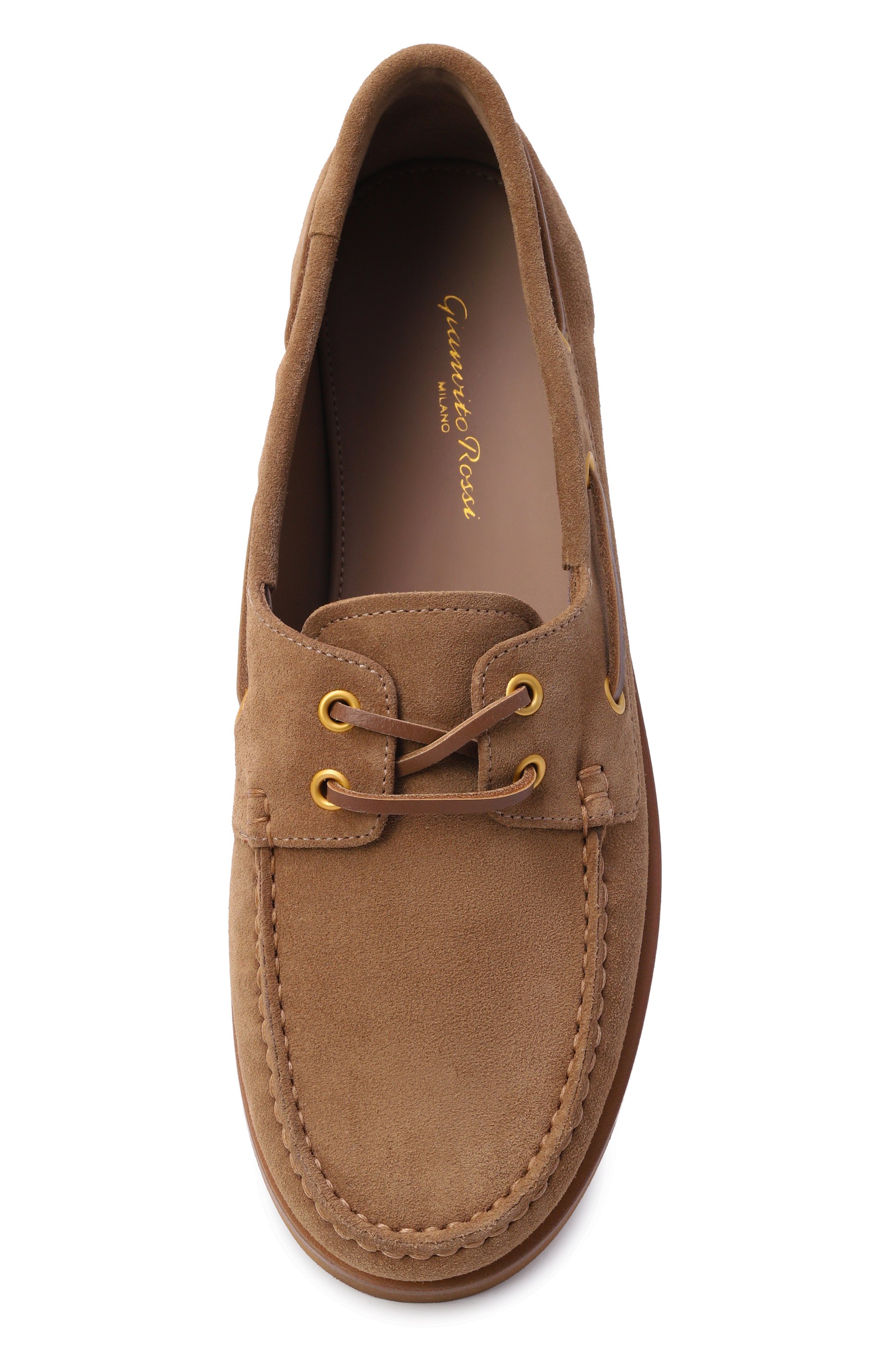 Замшевые топсайдеры vandée GIANVITO ROSSI, арт. G25367.10G0M.S4CCMCM, фото 6