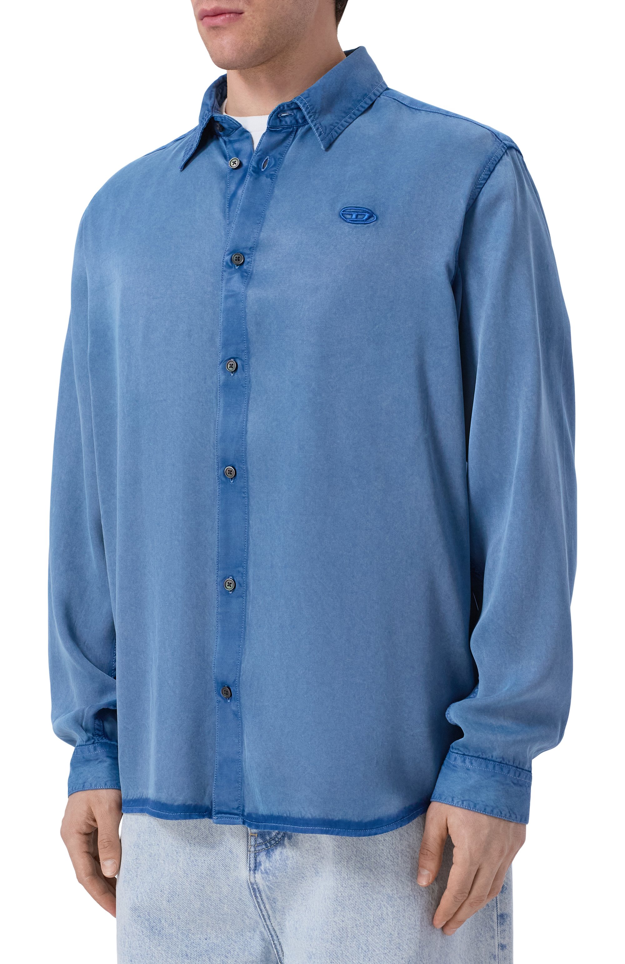 Рубашка из вискозы DIESEL, арт. A23643/0JMCD, фото 3