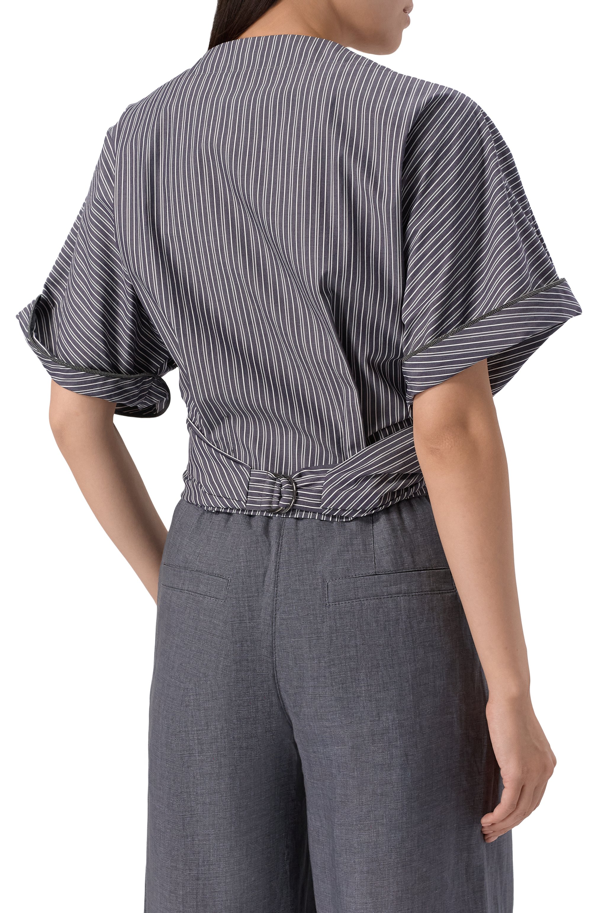 Хлопковый топ BRUNELLO CUCINELLI, арт. MH758FB206, фото 4