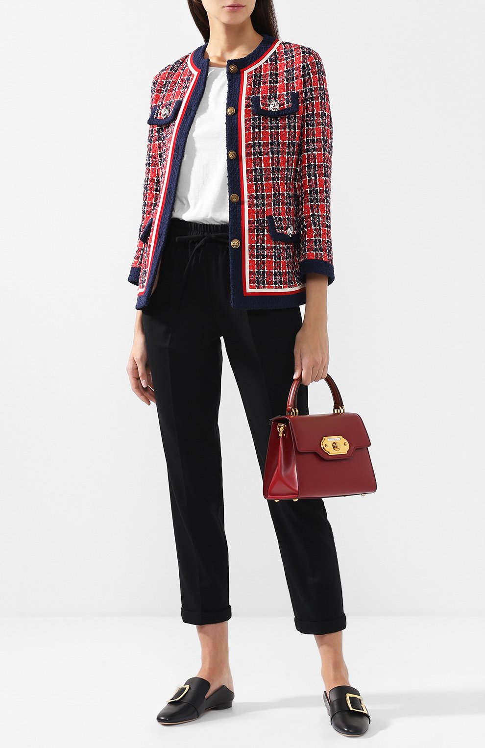 Твидовый жакет GUCCI, арт. 523555/ZKM80, фото 2