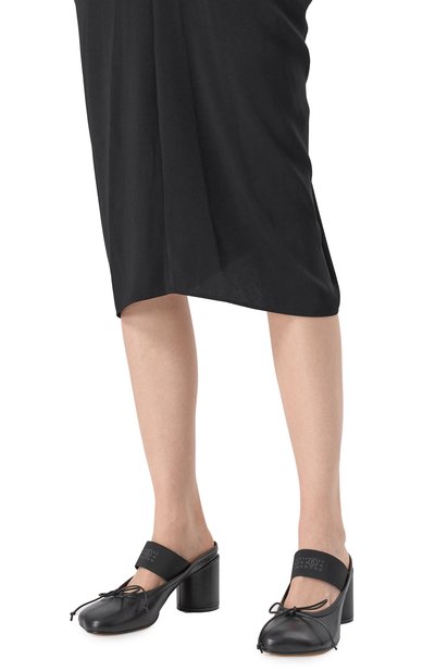 Кожаные мюли anatomic numeric MM6, арт. S59WP0210/P3628, фото 3