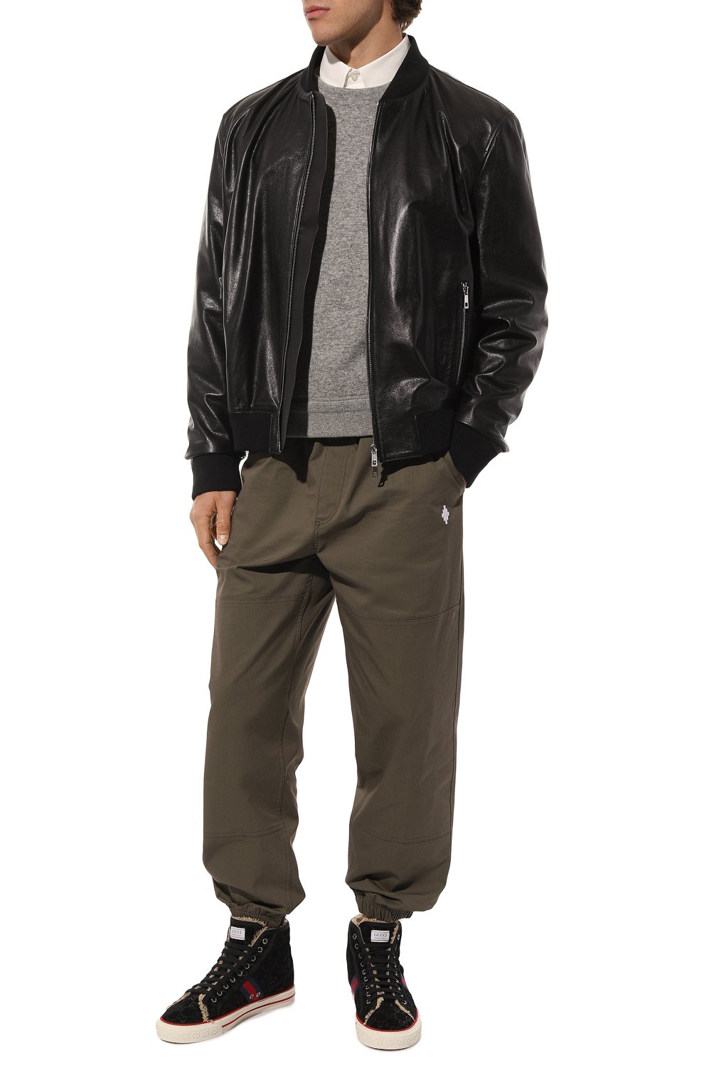 Замшевые кеды tennis 1977 GUCCI, арт. 649335 UJ510, фото 2