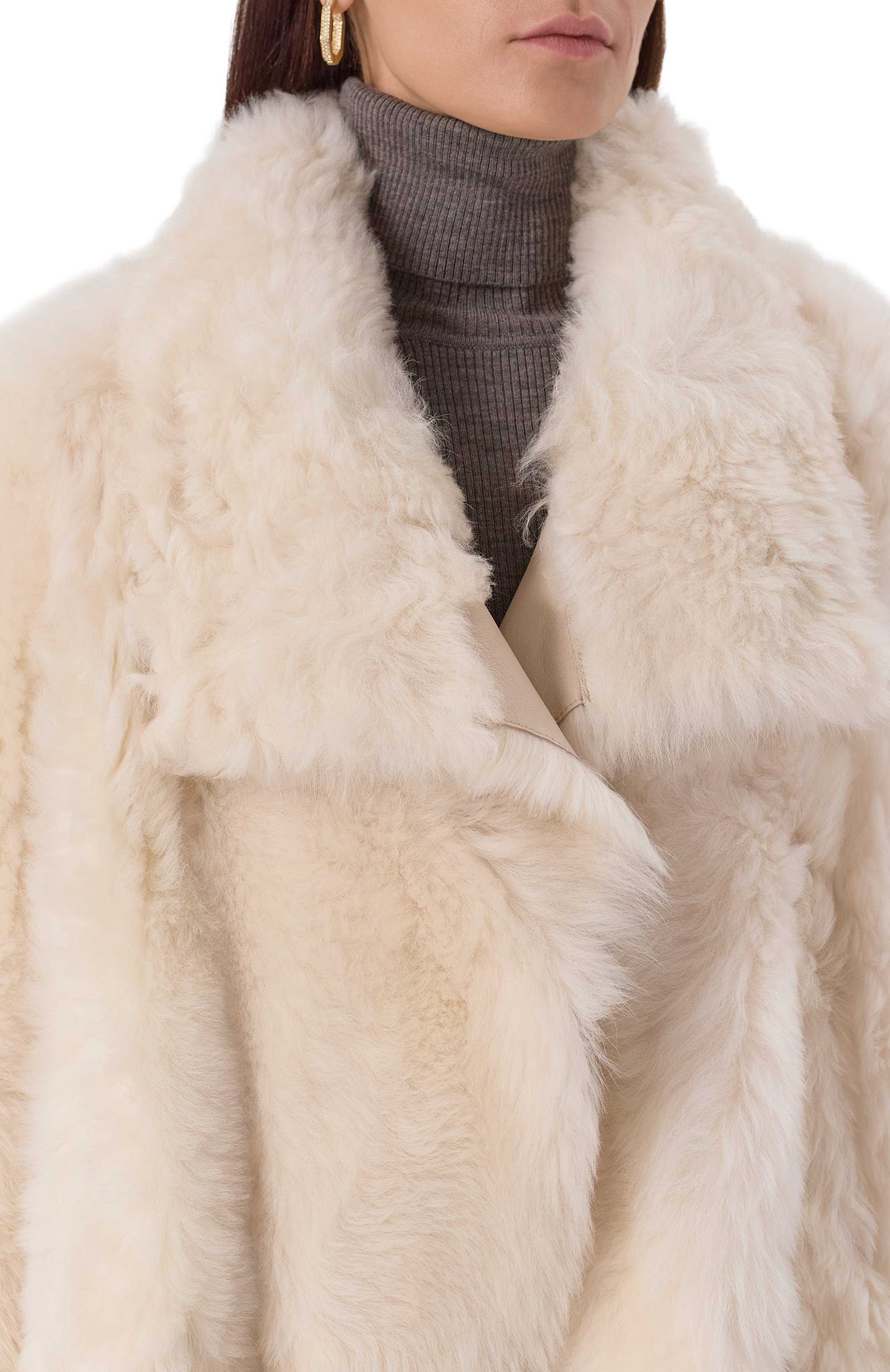 Двусторонняя дубленка из овчины YVES SALOMON, арт. 7WYV62155T0SX, фото 5