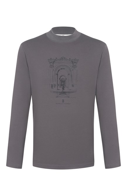 Мужской хлопковый джемпер BRUNELLO CUCINELLI, арт. ML8241357P