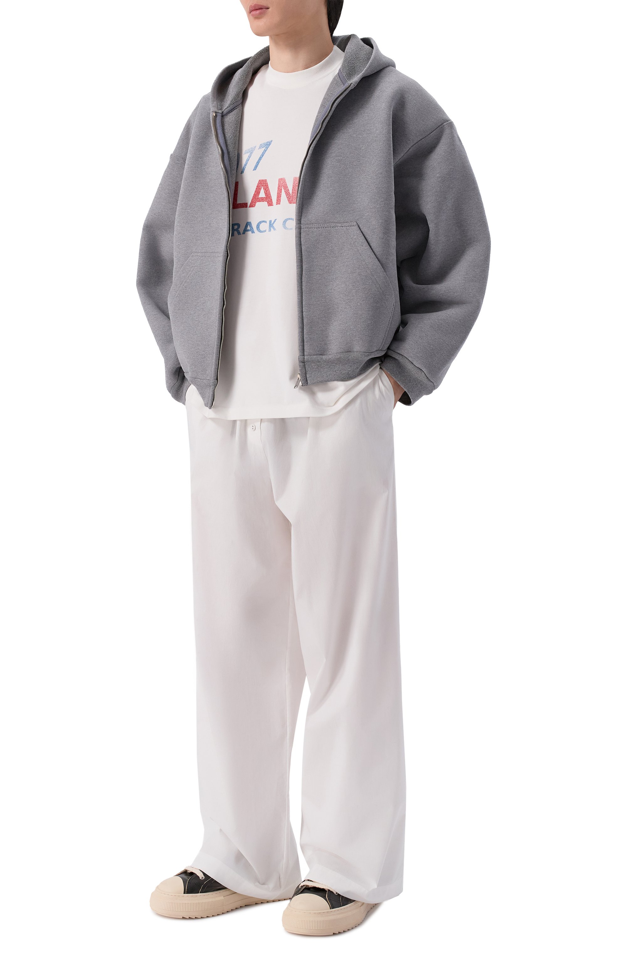 Хлопковая футболка PLANTA ROSA, арт. PR/T02/TRACK-CLUB/220VELVET, фото 2