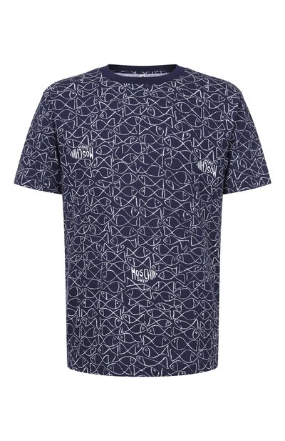 Мужская хлопковая футболка MOSCHINO, арт. A0703/9311