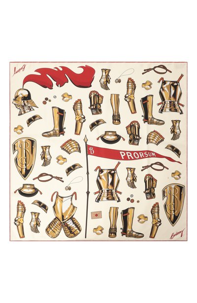 Шелковый платок BURBERRY, арт. 8112314, фото 4