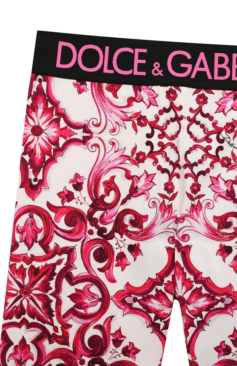 Хлопковые легинсы DOLCE & GABBANA, арт. L5JP5B/G7EX3/8-14, фото 1