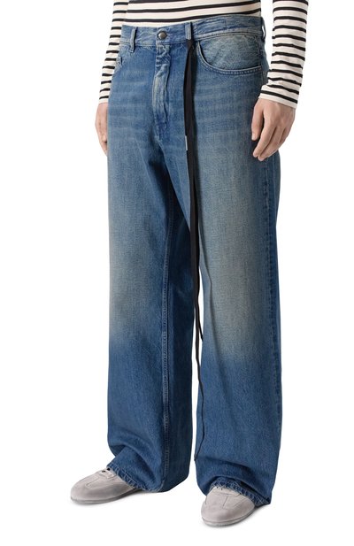 Джинсы ANN DEMEULEMEESTER синего цвета по цене 84550 руб., арт. B0013616/FA720, фото 3 Джинсы ANN DEMEULEMEESTER, арт. B0013616/FA720, фото 3